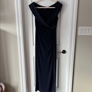 Ralph Lauren Strapless Midnight Blue Dress